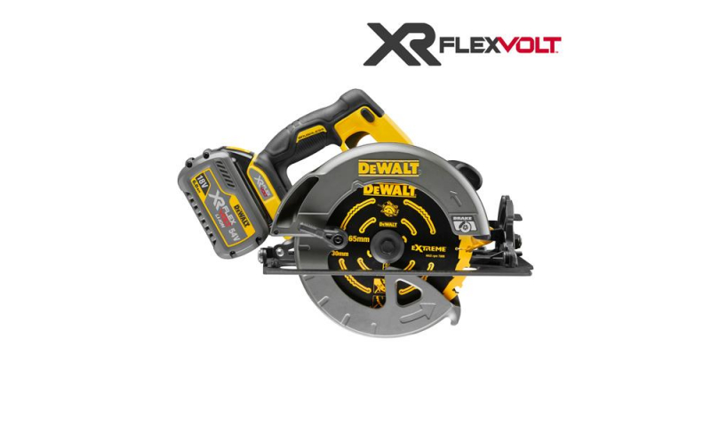 DCS576T2 54 Volt XR Flexvolt Cordless Circular Saw, 2 x 6.0Ah Batteries