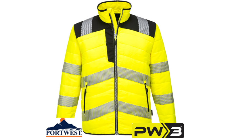 PW371 - PW3 Hi-Vis Baffle Jacket